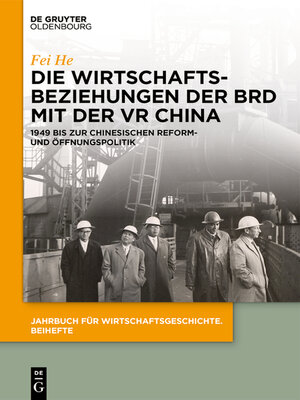 cover image of Die Wirtschaftsbeziehungen der BRD mit der VR China